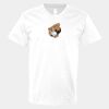 V-Neck Heavy Cotton 100% T-Shirt Thumbnail