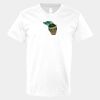 V-Neck Heavy Cotton 100% T-Shirt Thumbnail
