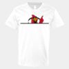 V-Neck Heavy Cotton 100% T-Shirt Thumbnail