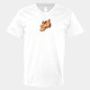 V-Neck Heavy Cotton 100% T-Shirt Thumbnail