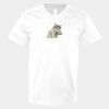 V-Neck Heavy Cotton 100% T-Shirt Thumbnail