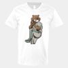 V-Neck Heavy Cotton 100% T-Shirt Thumbnail