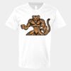 V-Neck Heavy Cotton 100% T-Shirt Thumbnail