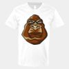 V-Neck Heavy Cotton 100% T-Shirt Thumbnail