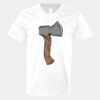 V-Neck Heavy Cotton 100% T-Shirt Thumbnail