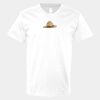 V-Neck Heavy Cotton 100% T-Shirt Thumbnail