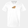 V-Neck Heavy Cotton 100% T-Shirt Thumbnail