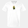 V-Neck Heavy Cotton 100% T-Shirt Thumbnail