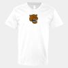V-Neck Heavy Cotton 100% T-Shirt Thumbnail
