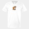 V-Neck Heavy Cotton 100% T-Shirt Thumbnail
