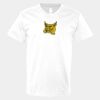 V-Neck Heavy Cotton 100% T-Shirt Thumbnail