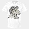 V-Neck Heavy Cotton 100% T-Shirt Thumbnail