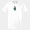 V-Neck Heavy Cotton 100% T-Shirt Thumbnail