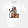 V-Neck Heavy Cotton 100% T-Shirt Thumbnail