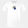V-Neck Heavy Cotton 100% T-Shirt Thumbnail