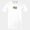 V-Neck Heavy Cotton 100% T-Shirt Thumbnail