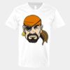 V-Neck Heavy Cotton 100% T-Shirt Thumbnail