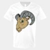 V-Neck Heavy Cotton 100% T-Shirt Thumbnail
