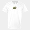 V-Neck Heavy Cotton 100% T-Shirt Thumbnail