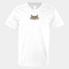 V-Neck Heavy Cotton 100% T-Shirt Thumbnail