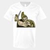 V-Neck Heavy Cotton 100% T-Shirt Thumbnail