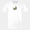 V-Neck Heavy Cotton 100% T-Shirt Thumbnail