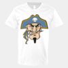 V-Neck Heavy Cotton 100% T-Shirt Thumbnail