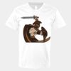 V-Neck Heavy Cotton 100% T-Shirt Thumbnail