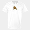 V-Neck Heavy Cotton 100% T-Shirt Thumbnail