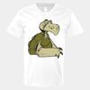 V-Neck Heavy Cotton 100% T-Shirt Thumbnail