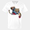 V-Neck Heavy Cotton 100% T-Shirt Thumbnail
