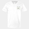 V-Neck Heavy Cotton 100% T-Shirt Thumbnail