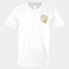 V-Neck Heavy Cotton 100% T-Shirt Thumbnail