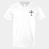 V-Neck Heavy Cotton 100% T-Shirt Thumbnail