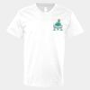 V-Neck Heavy Cotton 100% T-Shirt Thumbnail