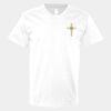 V-Neck Heavy Cotton 100% T-Shirt Thumbnail
