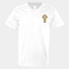 V-Neck Heavy Cotton 100% T-Shirt Thumbnail