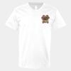 V-Neck Heavy Cotton 100% T-Shirt Thumbnail
