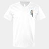 V-Neck Heavy Cotton 100% T-Shirt Thumbnail