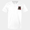 V-Neck Heavy Cotton 100% T-Shirt Thumbnail