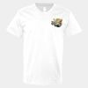 V-Neck Heavy Cotton 100% T-Shirt Thumbnail