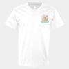 V-Neck Heavy Cotton 100% T-Shirt Thumbnail