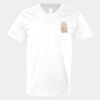 V-Neck Heavy Cotton 100% T-Shirt Thumbnail