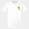 V-Neck Heavy Cotton 100% T-Shirt Thumbnail