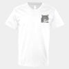 V-Neck Heavy Cotton 100% T-Shirt Thumbnail