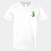V-Neck Heavy Cotton 100% T-Shirt Thumbnail