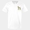 V-Neck Heavy Cotton 100% T-Shirt Thumbnail