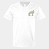 V-Neck Heavy Cotton 100% T-Shirt Thumbnail