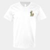 V-Neck Heavy Cotton 100% T-Shirt Thumbnail