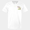 V-Neck Heavy Cotton 100% T-Shirt Thumbnail